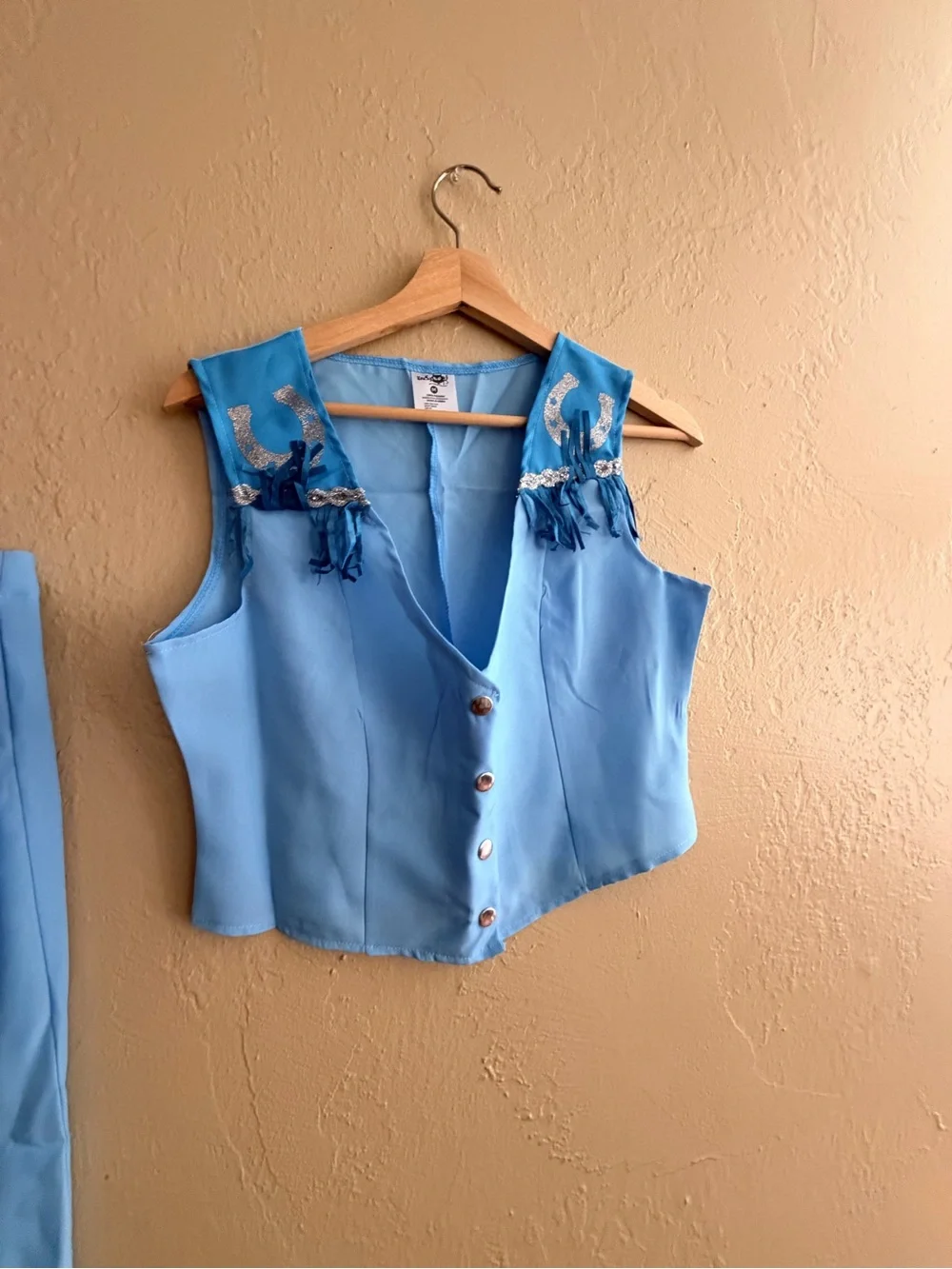 Western Glamour Cowgirl Costume Set - Light Blue